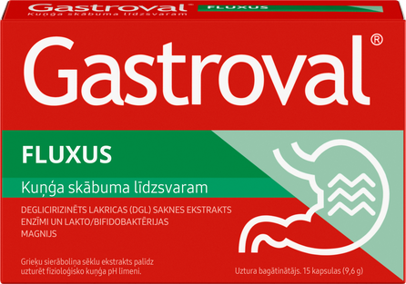 GASTROVAL Fluxus capsules, 15 pcs.