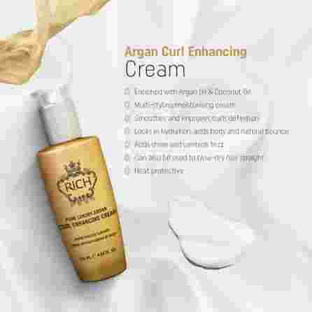 RICH Pure Luxury Pure Luxury Argan Curl Enhancing matu krēms, 120 ml