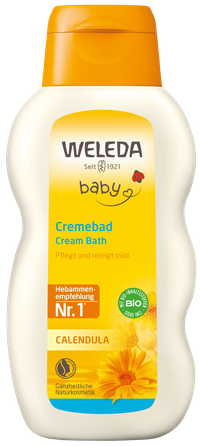 WELEDA Baby Calendula bath cream, 200 ml