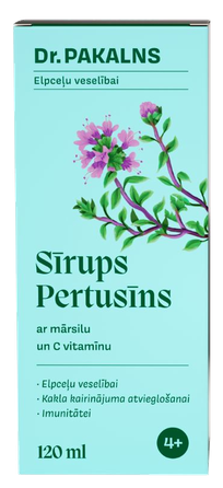 DR. PAKALNS Pertusin sīrups, 120 ml