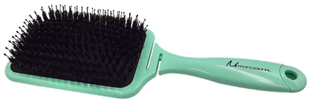 MPROFESSIONAL Green with Nylon and Wild Boar Bristles hairbrush, 1 pcs.
