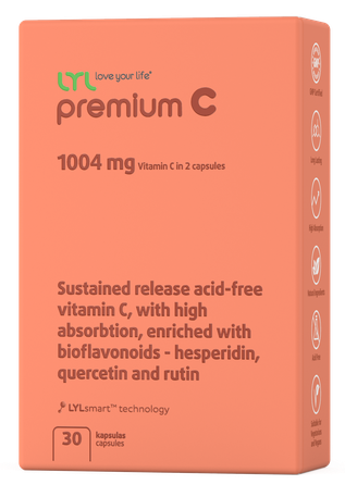 LYL premium C, kapsulas, 30 gab.