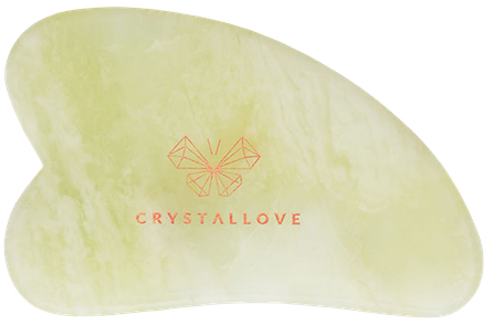 CRYSTALLOVE Gua Sha Jade massage plate, 1 pcs.