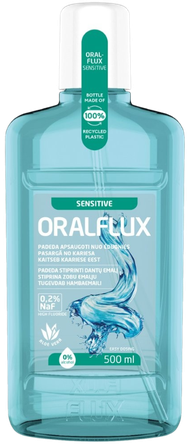 ORALFLUX Sensitive mutes skalojamais līdzeklis, 500 ml