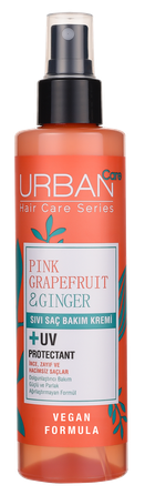 URBAN CARE Pink Grapefruit & Ginger Leave-In matu kondicionieris, 200 ml
