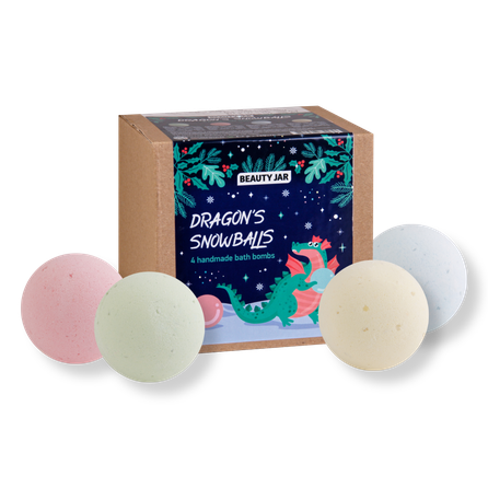 BEAUTY JAR Dragon's Snowballs 4x115g Бомбочки Для Ванн комплект, 1 шт.