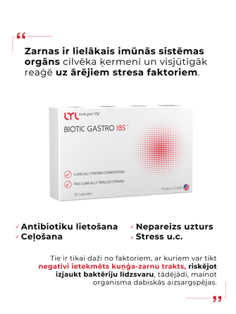 LYL BIOTIC GASTRO IBS capsules, 30 pcs.