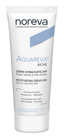 NOREVA Aquareva Rich 24h Moisturizing sejas krēms, 40 ml