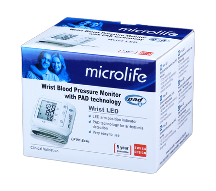 MICROLIFE BPW1 wrist blood pressure monitor, 1 pcs.