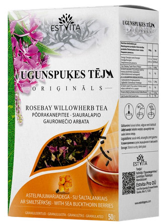 ESTVITA Иван-Чай С Облепихой рассыпной чай, 50 г