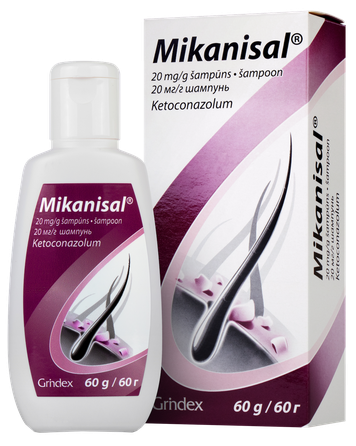 MIKANISAL 20 mg/g shampoo, 60 ml