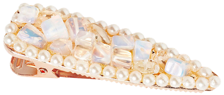 CRYSTALLOVE Moonstone matu sprādze, 1 gab.