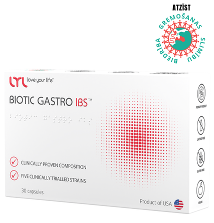 LYL BIOTIC GASTRO IBS capsules, 30 pcs.