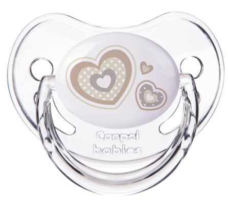 CANPOL BABIES Newborn 0-6m Ortodontisks Beige māneklītis, 1 gab.