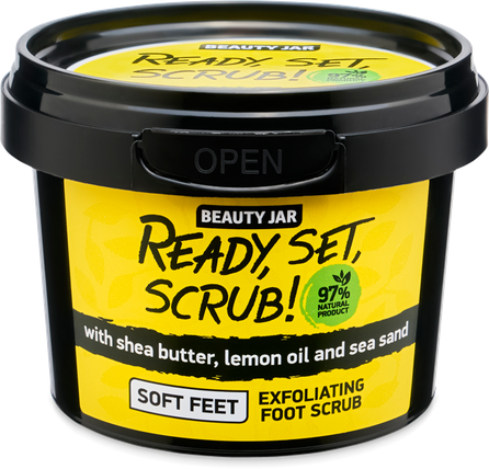 BEAUTY JAR Ready Set Scrub skrubis, 135 g