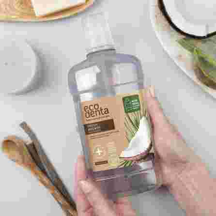 ECODENTA Fresh Breath Coconut mutes skalojamais līdzeklis, 500 ml