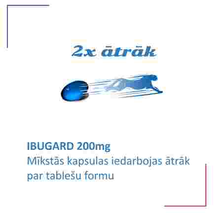 IBUGARD 200 mg kapsulas, 10 gab.