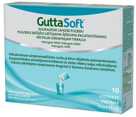 GUTTA SOFT pulveris, 10 gab.