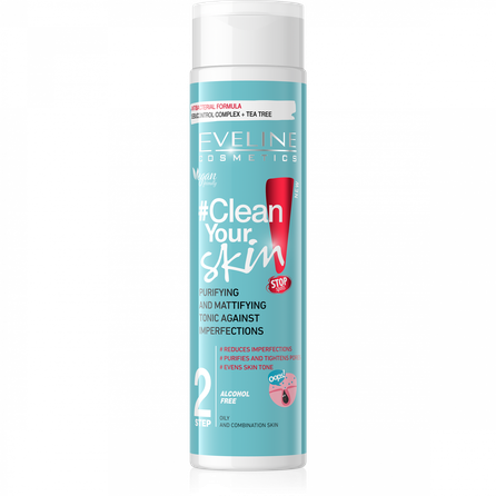 EVELINE  Clean Your Skin 2 tonic, 225 ml