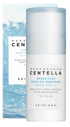SKIN1004 Madagascar Centella Hyalu-Cica Silky-Fit Sun Stick солнцезащитное средство, 7 г