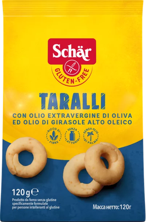 SCHAR Taralli bezglutēna uzkoda, 120 g