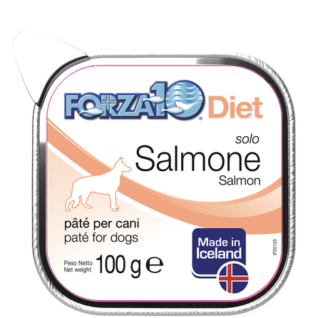 Solo Diet Salmon, For Dogs pâté, 100 g