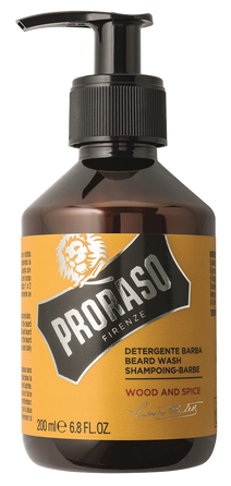 PRORASO Wood and Spice Beard Wash shampoo, 200 ml