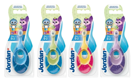 JORDAN Step (0-2) Extra Soft toothbrush, 1 pcs.