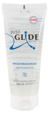 JUST GLIDE Water based lubricant, 200 ml