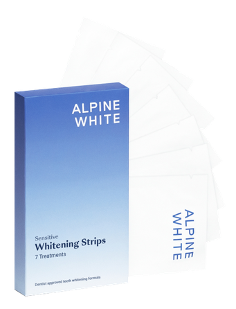 ALPINE WHITE Whitening Sensitive strips, 7 pcs.