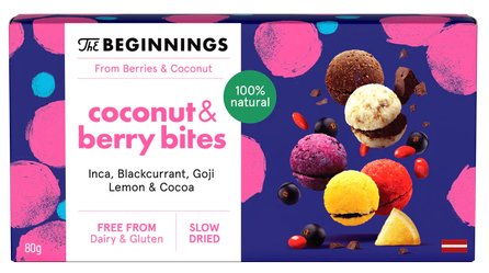 THE BEGINNINGS Coconut Berry  cookies, 80 g