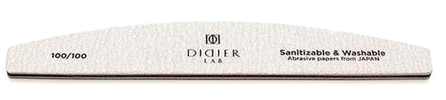 DIDIER LAB Halfmoon Speedy Zebra 100/100 nail file, 1 pcs.