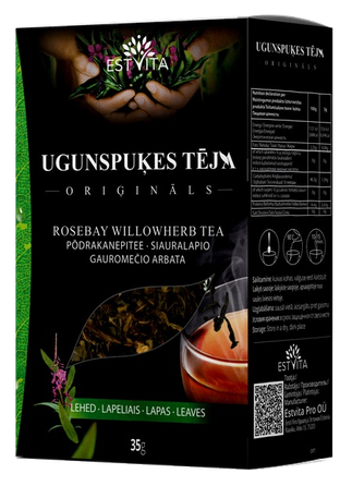 ESTVITA Original Ugunspuķes Lapu beramā tēja, 35 g