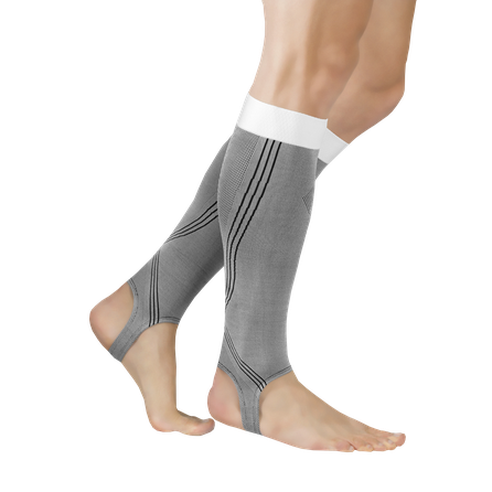 TONUS ELAST ELAST 0408-02 Active, grey/white, 2.height, 2.size compression socks, 1 pair