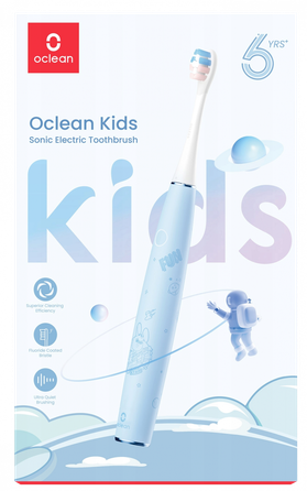 OCLEAN Electric Kids Blue electric toothbrush, 1 pcs.