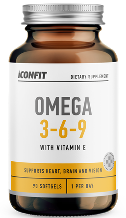 ICONFIT Omega 3-6-9 mīkstās kapsulas, 90 gab.
