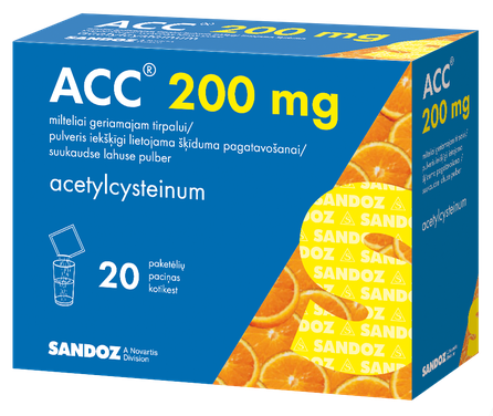 ACC 200 mg sachets, 20 pcs.
