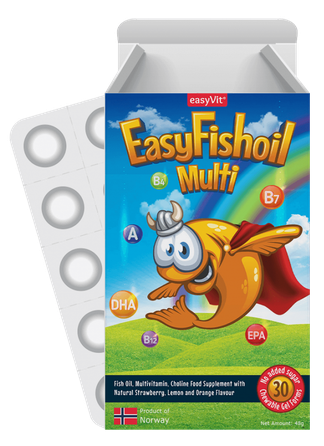 EASY FISHOIL Multi chewable lozenges, 30 pcs.