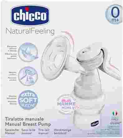 CHICCO Natural Feeling manual breast pump, 1 pcs.