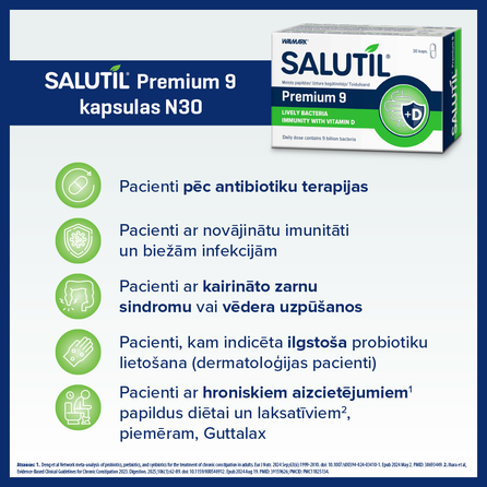 SALUTIL Premium 9 capsules, 30 pcs.