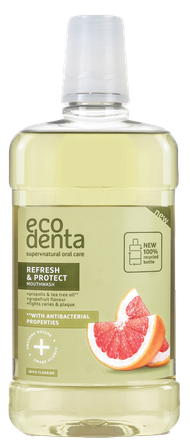 ECODENTA Refresh & Protect With Propols And Tea Tree Oil  mouthwash, 500 ml