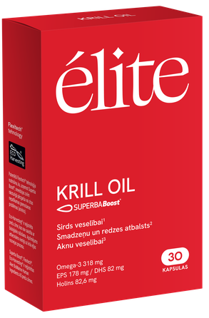 ELITE Krill Oil kapsulas, 30 gab.