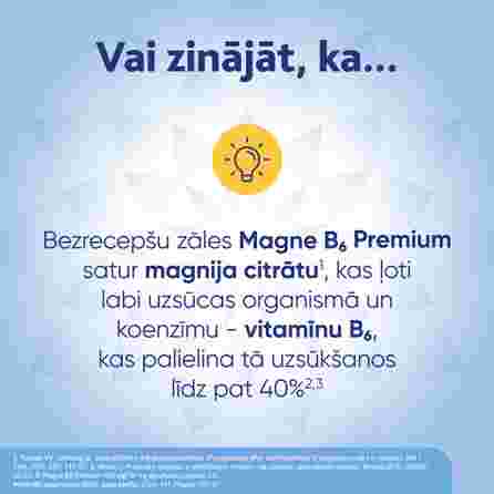 MAGNE B6 Premium  (Magnijs)100 mg/10 mg apvalkotās tabletes, 60 gab.