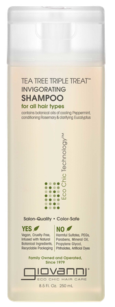 GIOVANNI Tea Tree šampūns, 250 ml