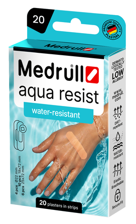 MEDRULL Aqua Resist пластырь, 20 шт.