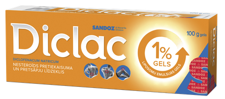 DICLAC 1 % gels, 100 g