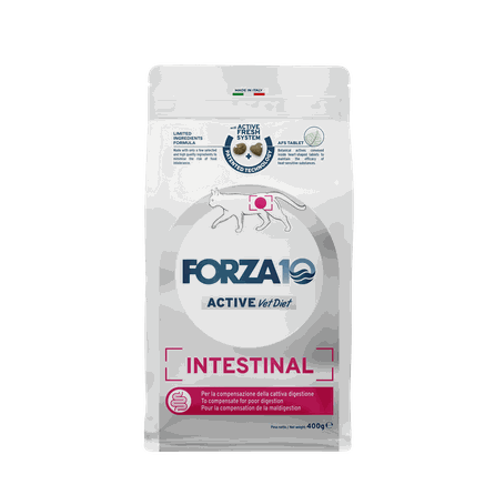 FORZA10 Active Vetdiet Cat Intestinal, Kaķiem sausā barība, 400 g