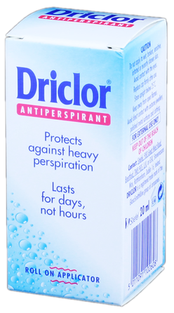 DRICLOR Roll-on deodorant, 20 ml