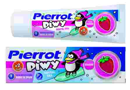 PIERROT Piwy Strawberry 2+ zobu gels, 30 ml