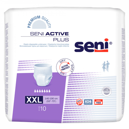 SENI Active Plus подгузники, 10 шт.